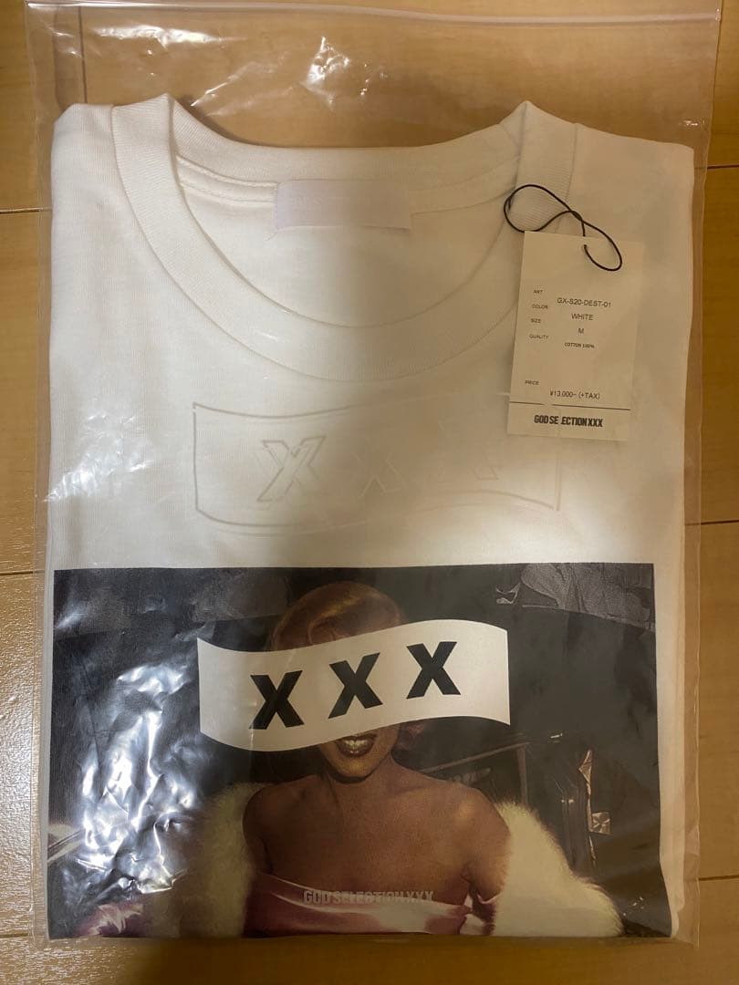 【値段交渉可：送料込】 新品未使用　God Selection XXXマリリン・モンロー Tシャツ　M
