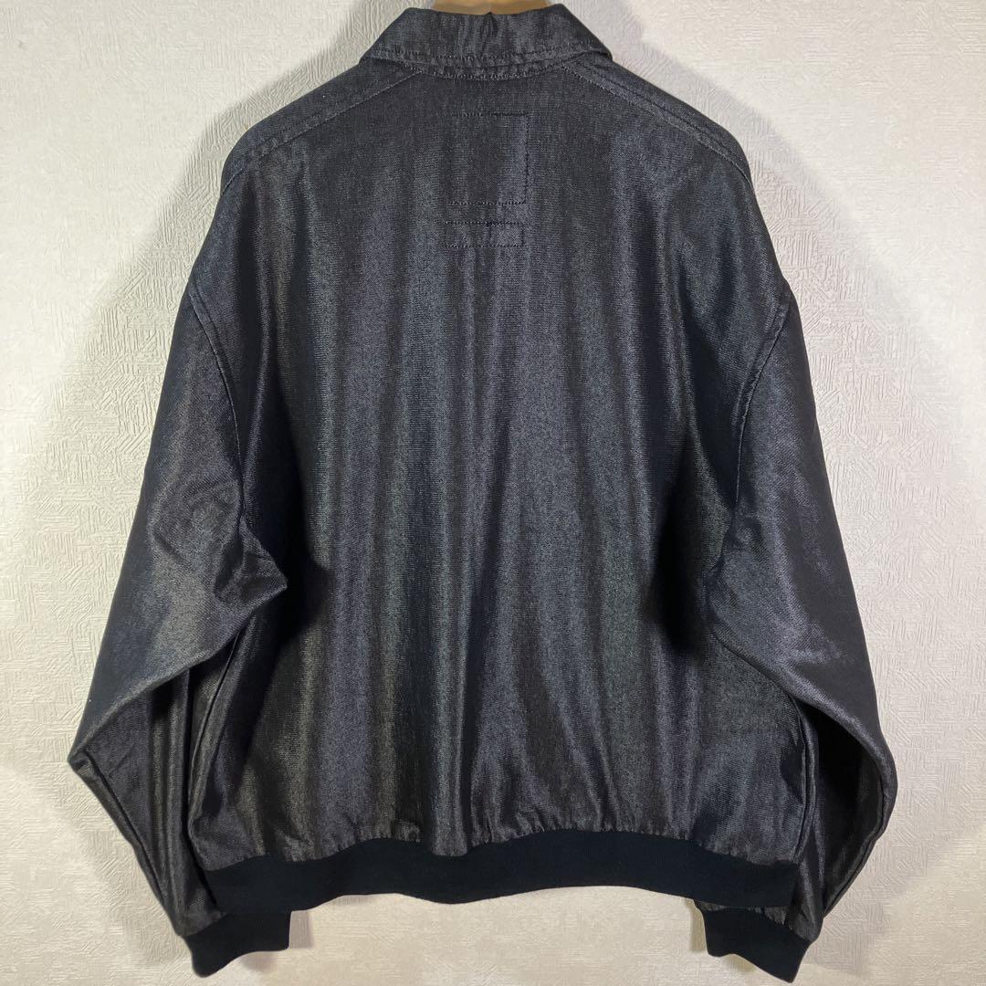 激レア90s美品 KARL KANI 光沢ブラックデニムセットアップ 上下 B系