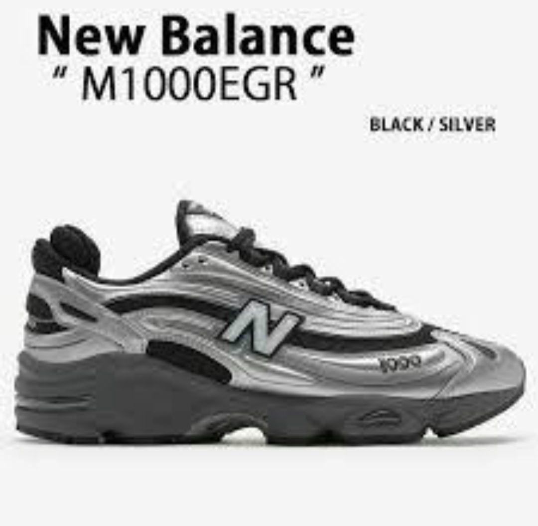 ニューバランス M1000EGR 新品 シルバー グレー ブラック 28