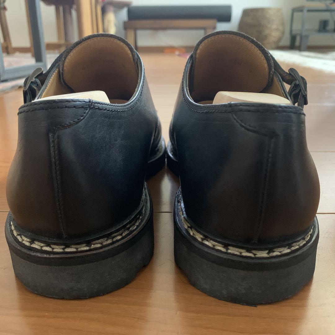 パラブーツ　Paraboot ウィリアム　ダブルモンク　ブラック　9