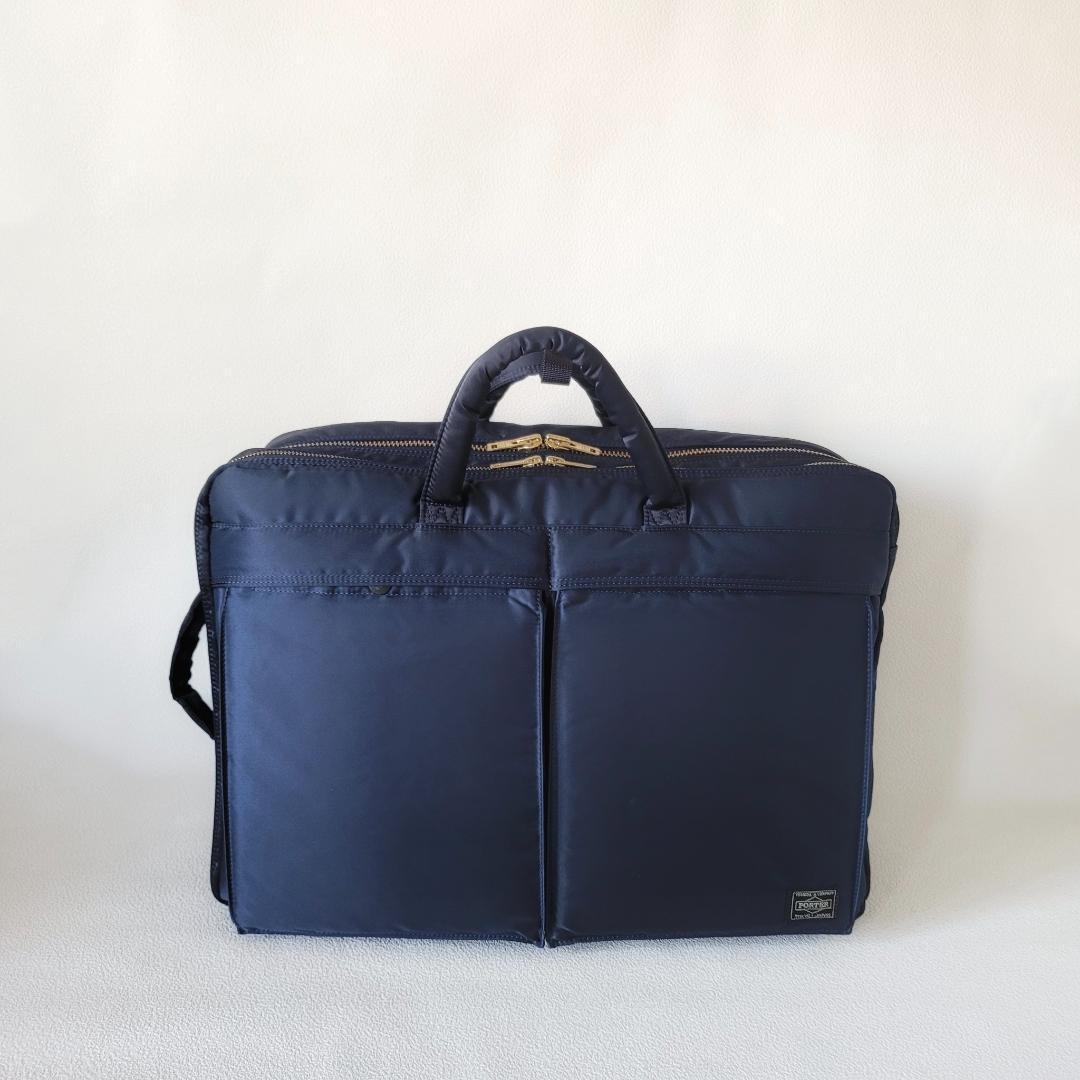 PORTER＿TANKER 3WAY BRIEFCASE＿2層式タンカーブルー