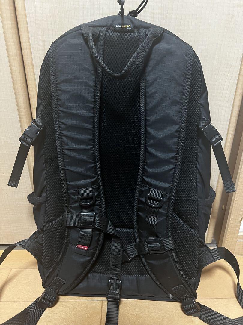 Supreme 'Backpack'バックパック リュック ロゴテープ 18SS 黒
