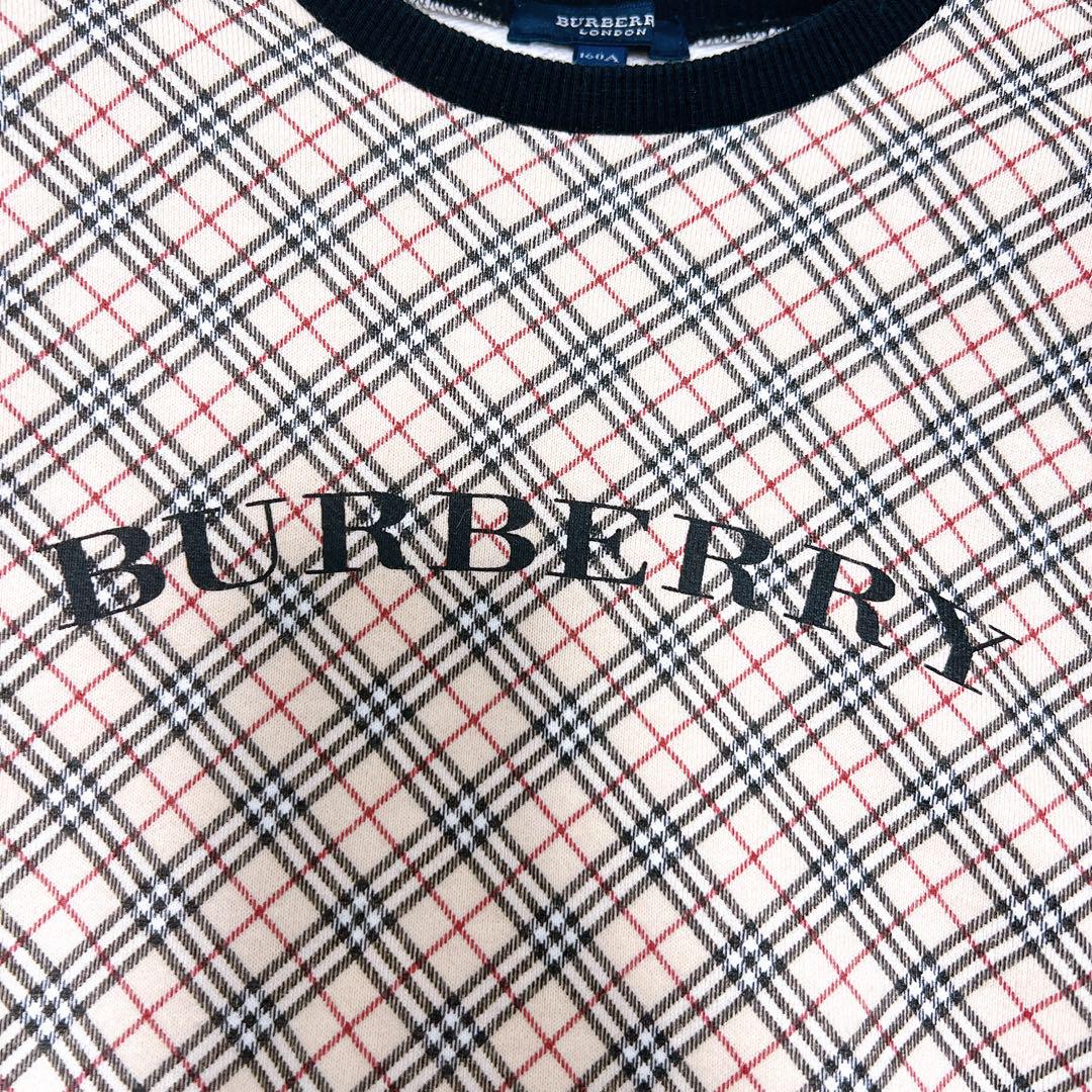 160A BURBERRY LONDON ノバチェック トレーナー ベージュ系