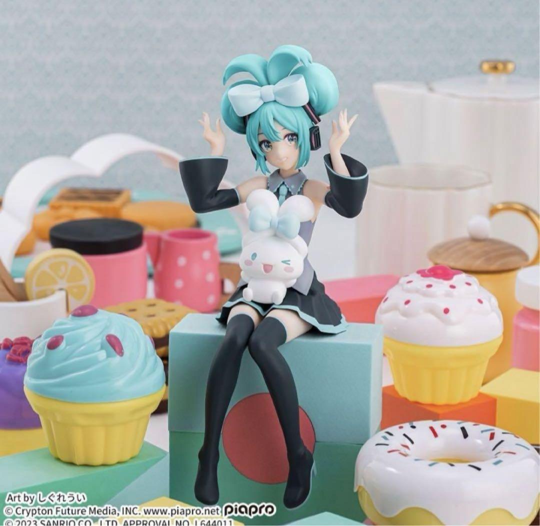 【新品未開封】 初音ミク×シナモロール フィギュア 4種セット ② 画像9