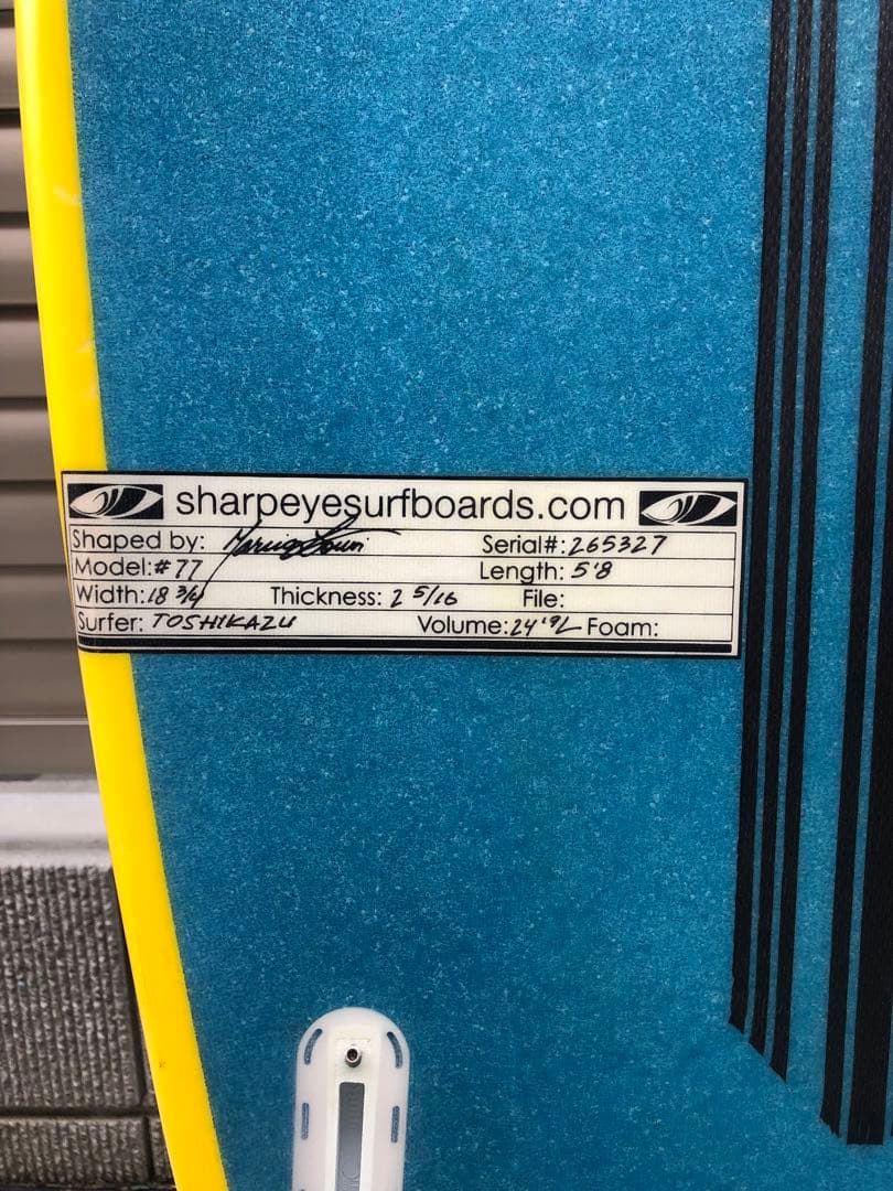 美品　シャープアイ　サーフボード　77モデル