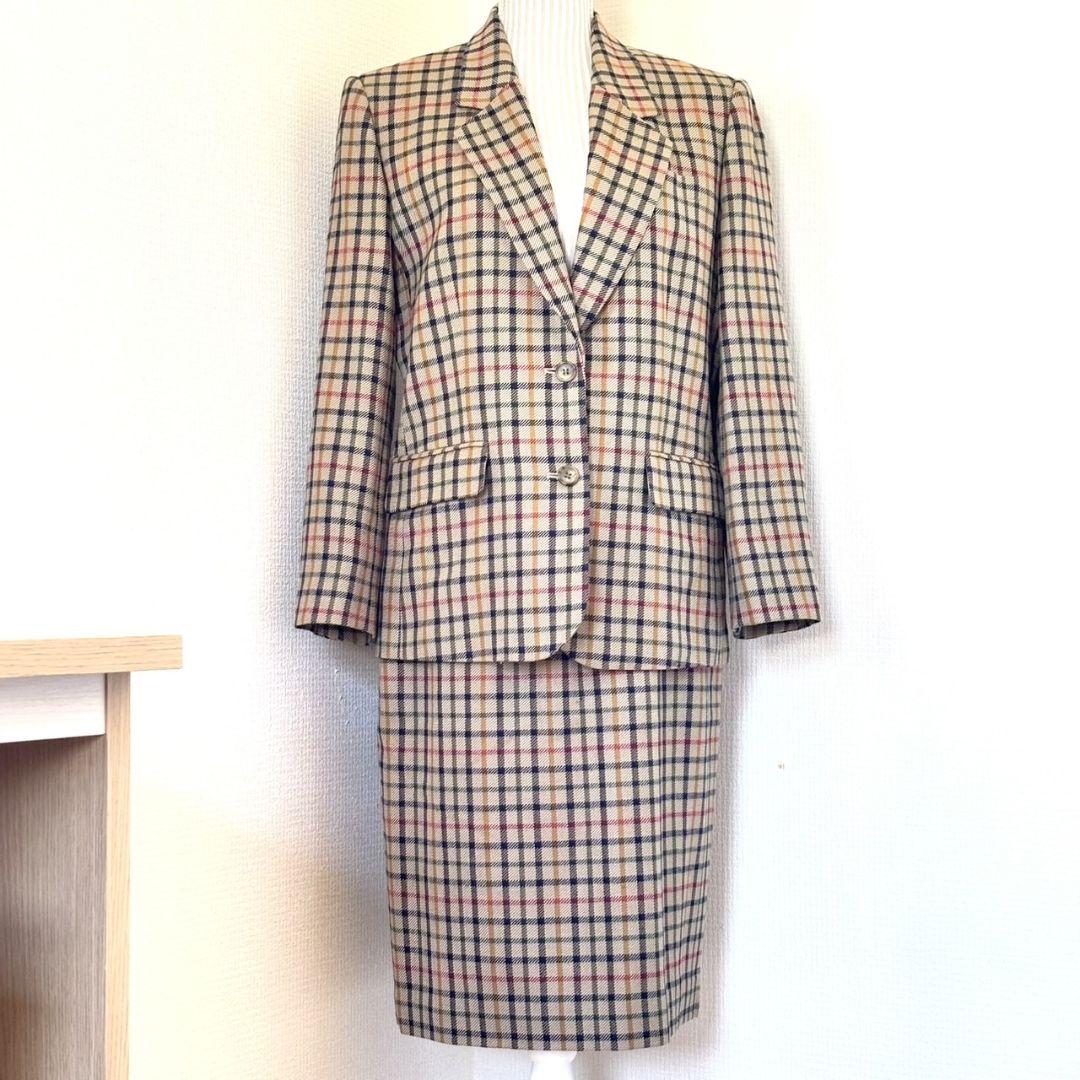DAKS ダックス セットアップ ジャケット スカート 希少 高級 美品