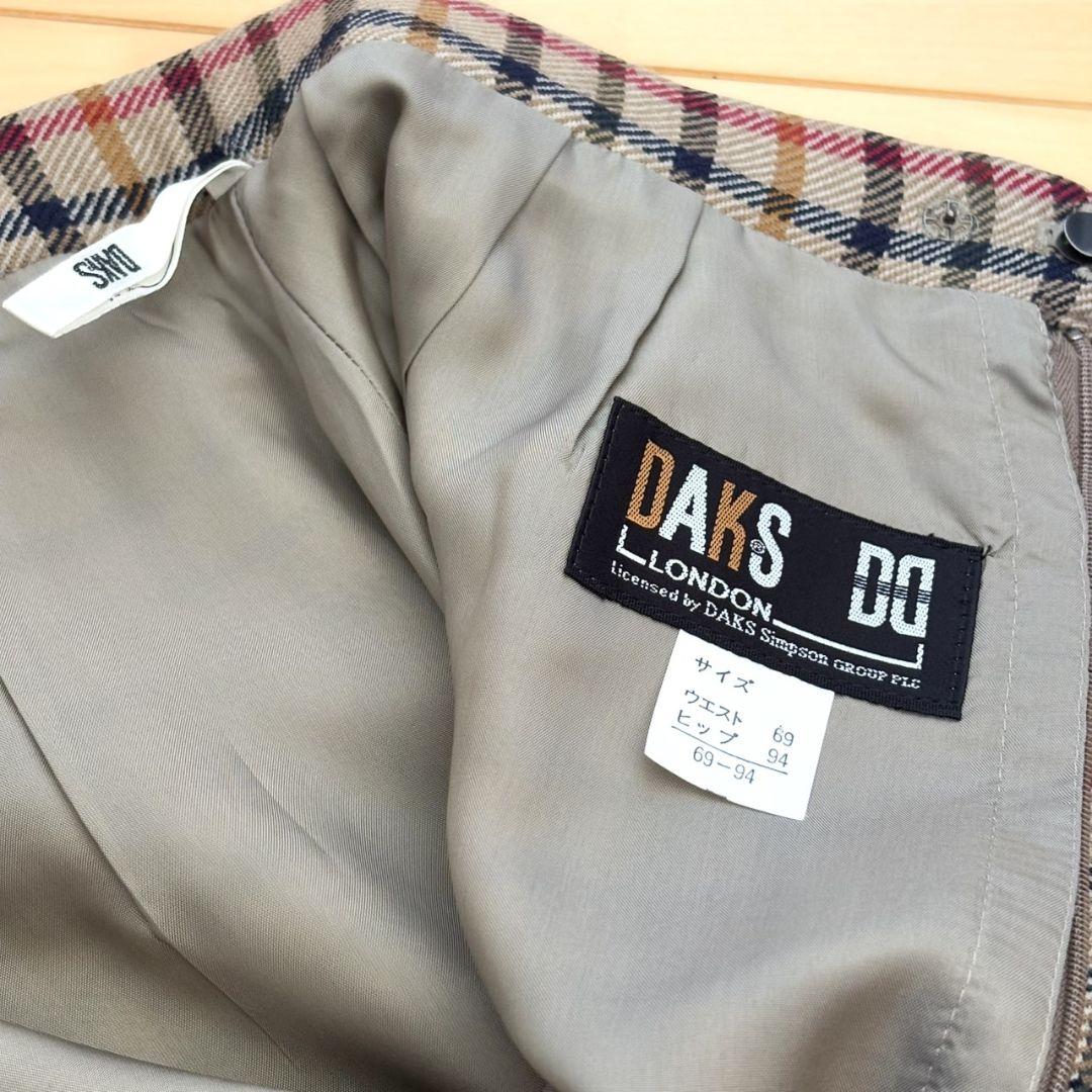 DAKS ダックス セットアップ ジャケット スカート 希少 高級 美品
