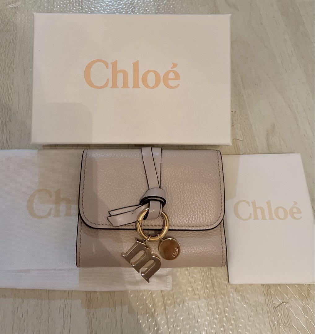 Chloe alphabet アルファベットミニ財布 三つ折財布