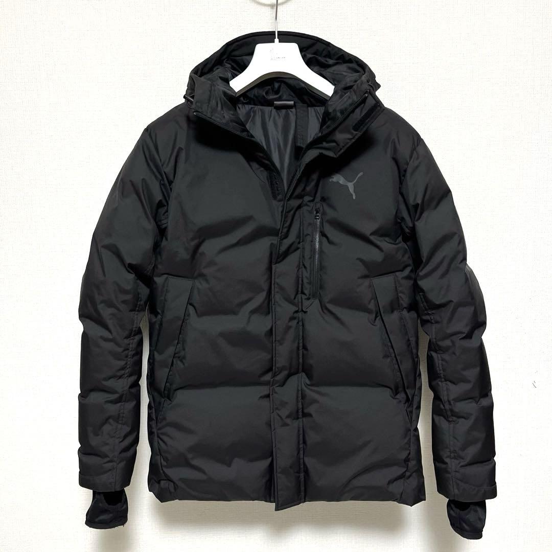 【極美品】PUMA ダウンジャケット　黒　Ｌ〜XL ジャケット・アウター