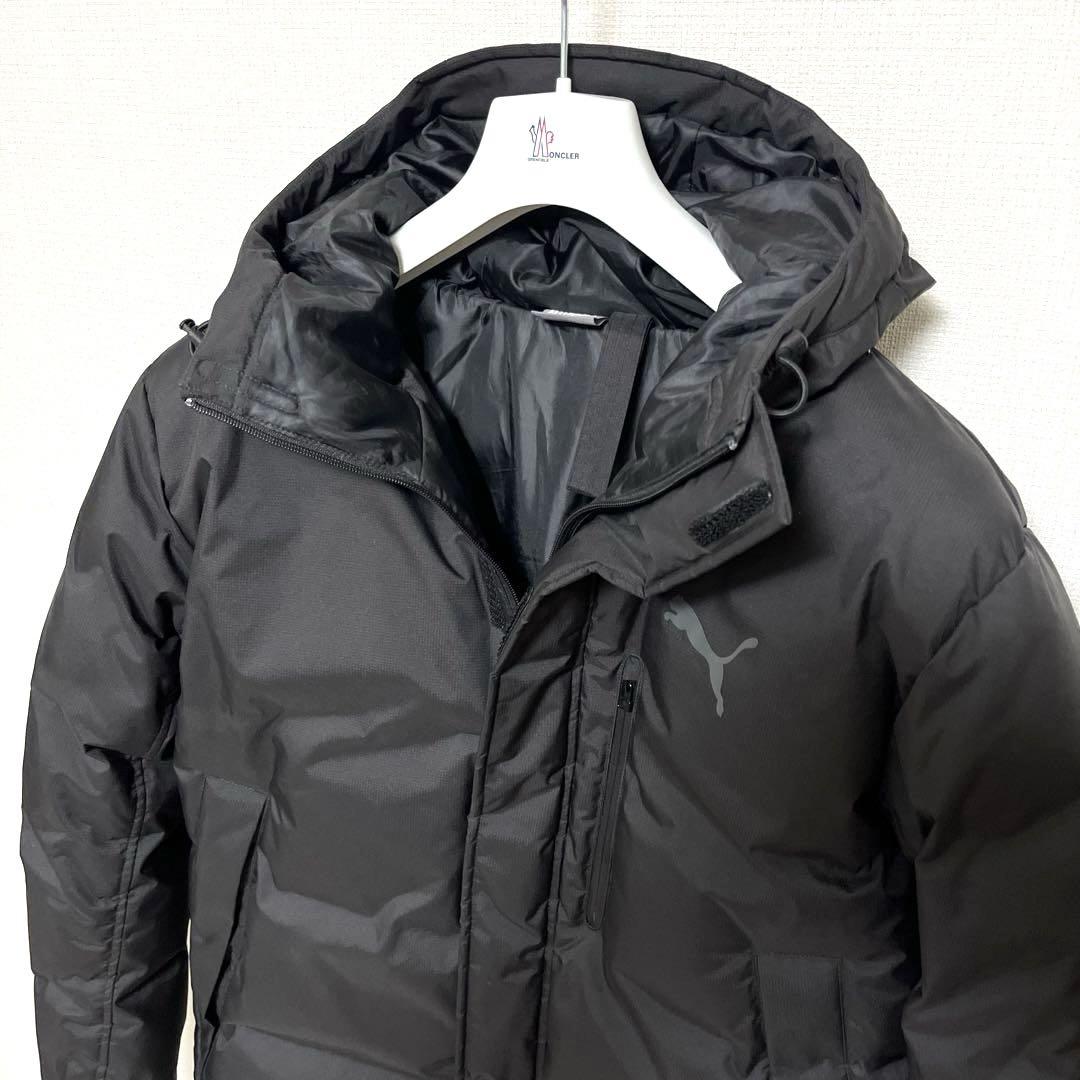 【極美品】PUMA ダウンジャケット　黒　Ｌ〜XL ジャケット・アウター