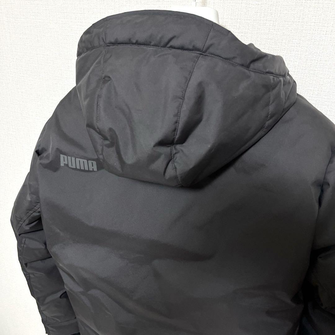 【極美品】PUMA ダウンジャケット　黒　Ｌ〜XL ジャケット・アウター
