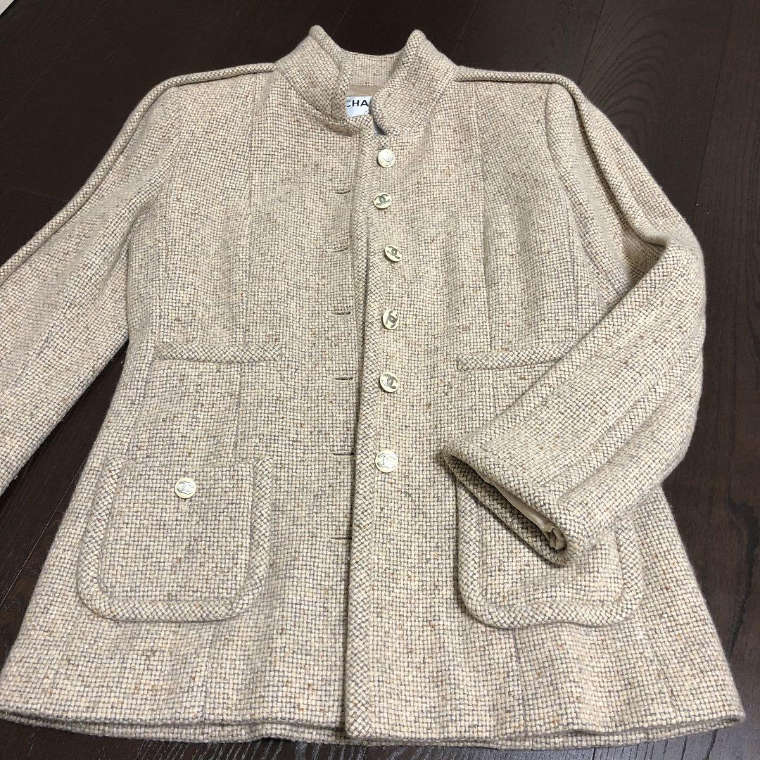 【CHANEL】⭐️連休特別値下げ⭐️コート  ハーフ丈 カシミア100%