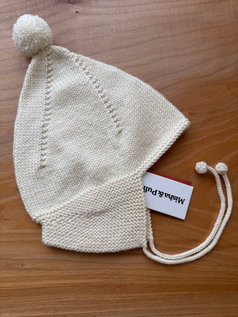 Misha Puff PointyPeakHat Sugar 12-24MMisha&Puff