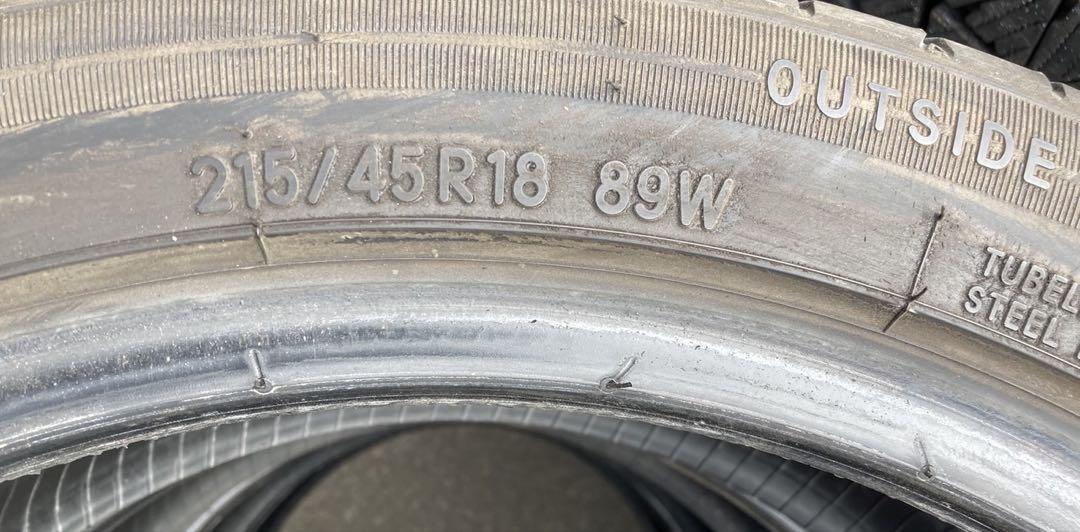 TOYO TIRES 215/45R18 23年製　夏タイヤ　【シャ-55 ②】