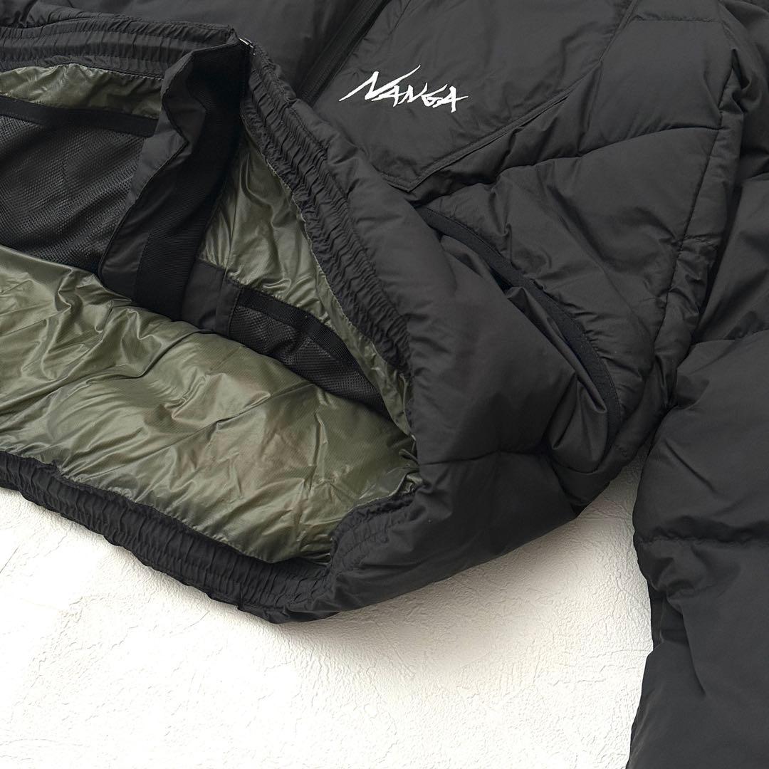 NANGA マゼノリッジダウンジャケット L ブラック アウター 24AW NANGA マゼノリッジダウンジャケット L ブラック アウター 24AW