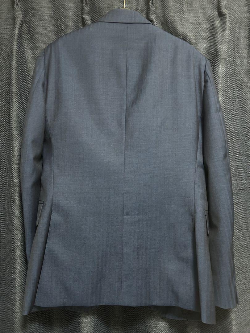 azabu tailor オーダーメイド スリーピース　スーツ ブルー　2パンツ