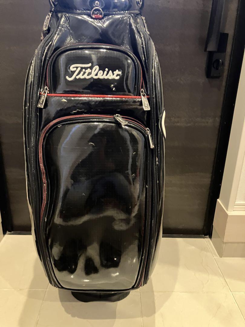 Titleist ゴルフバッグ・キャディバッグ エナメルブラック
