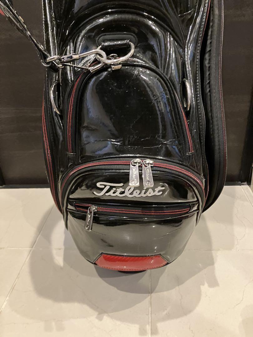Titleist ゴルフバッグ・キャディバッグ エナメルブラック