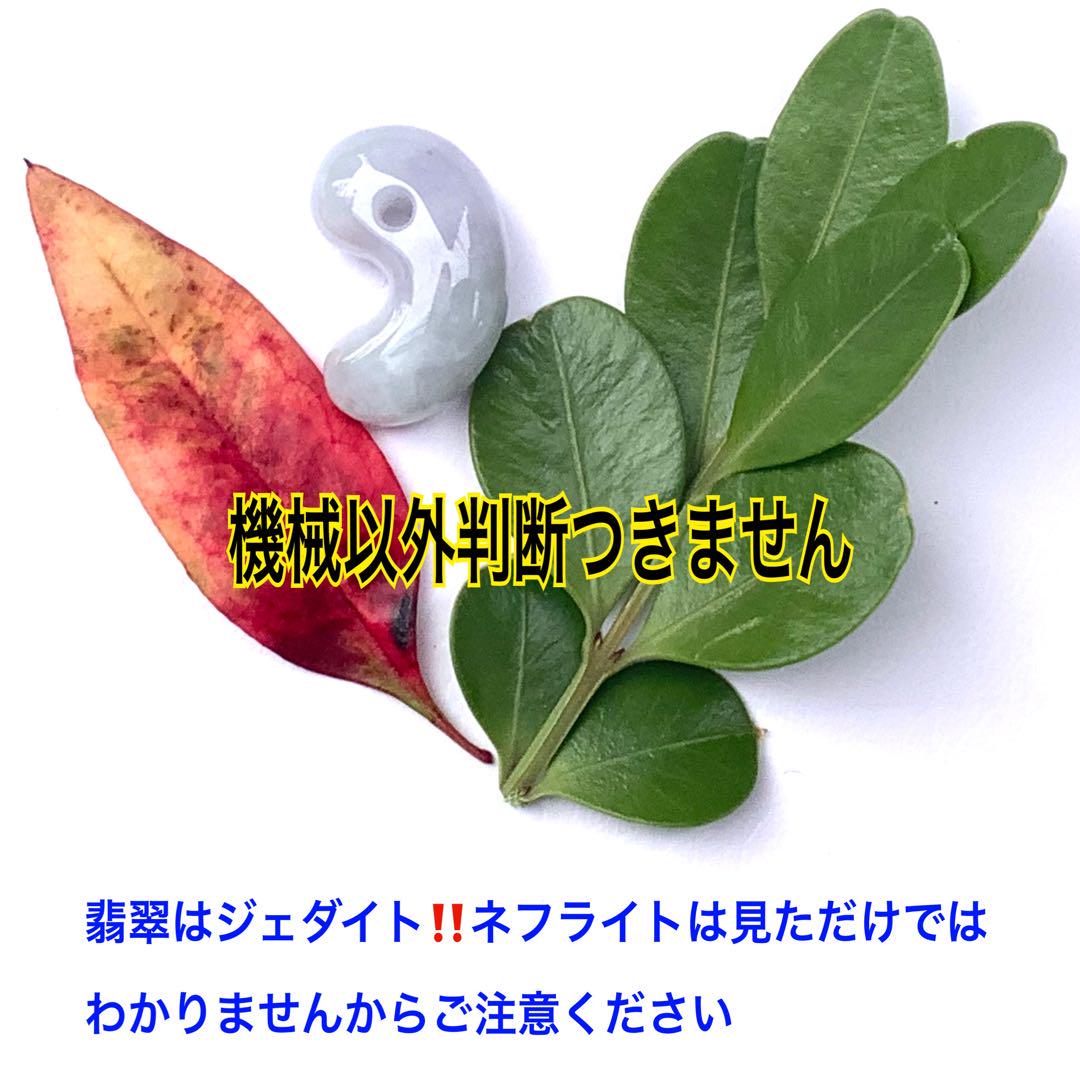 ⭕️品質とお値段重視‼️ 糸魚川翡翠ラベンダー勾玉*ジェダイト　機械鑑定付　お早目に