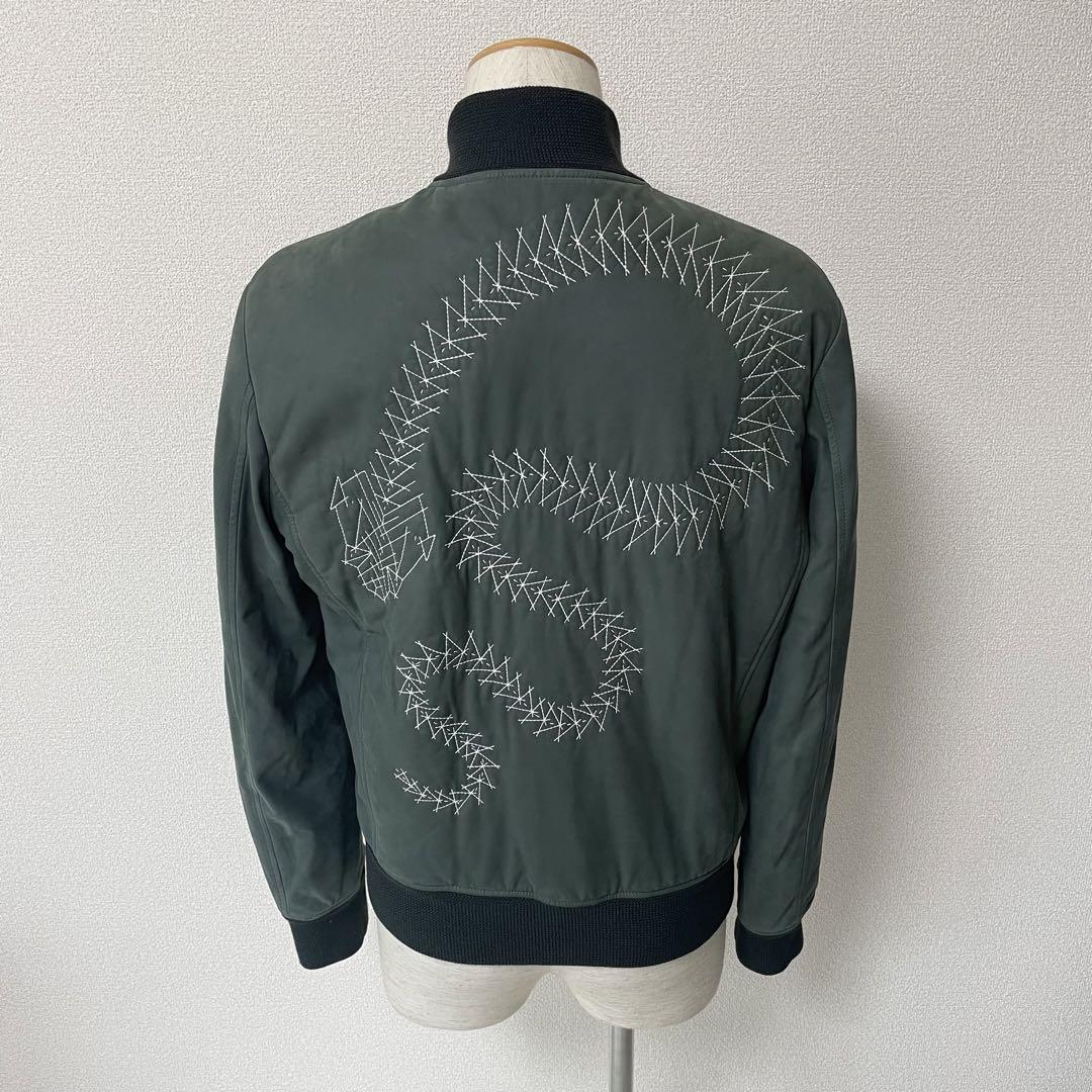 ジャケット・アウター Berluti Snake Tatoo Calf Leather Jacket