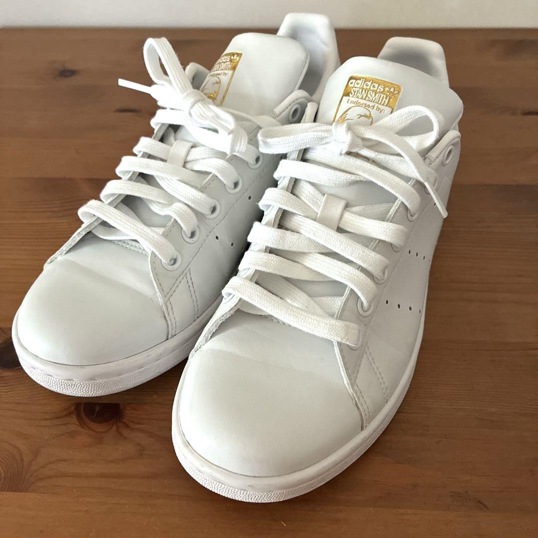 【美品】adidas スタンスミス Stan Smith ホワイト 25.5cm