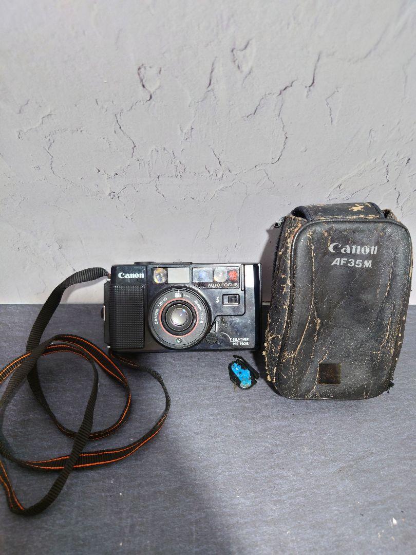 ［動作確認済］Canon AF35M ケース付き 完動品】Canon AF35M 初代オートボーイ フィルムカメラ 動作確認済み