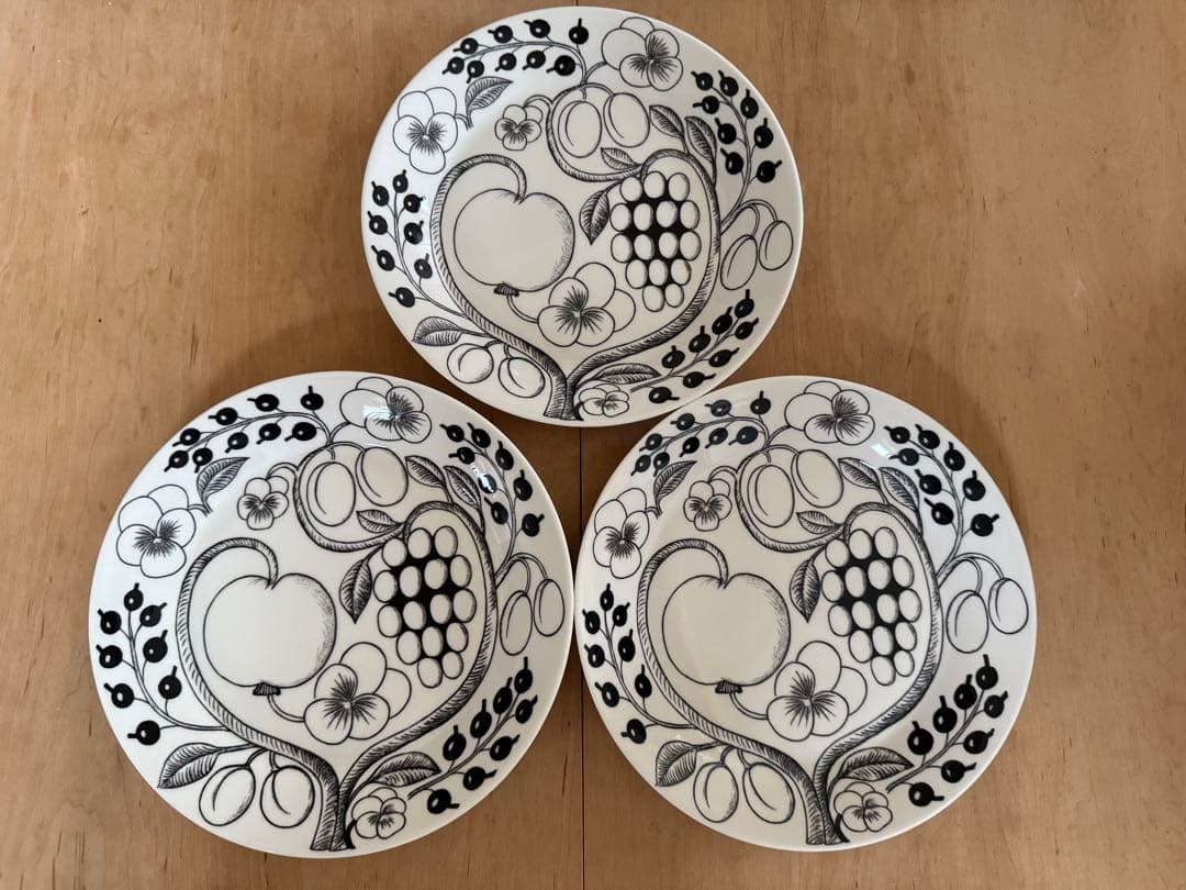 アラビア　パラティッシ　プレート　26cm ブラック　ブラパラ