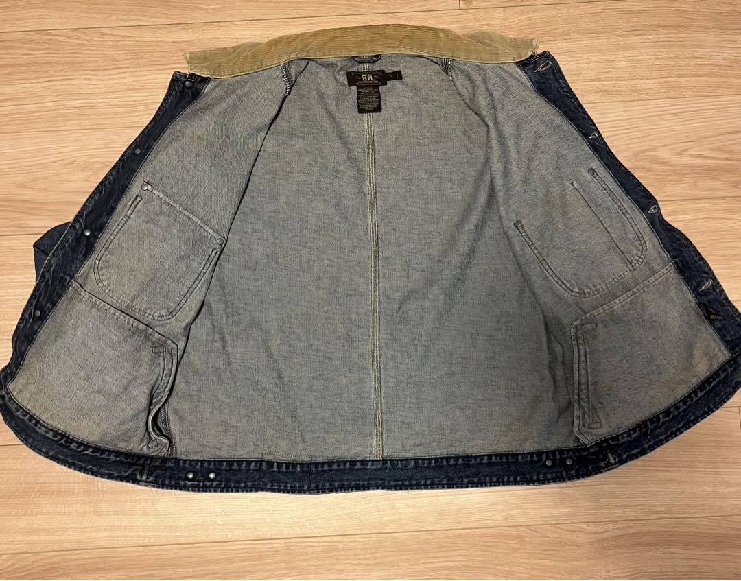 90s Ralph Lauren RRL デニムジャケット アメリカ製 XL