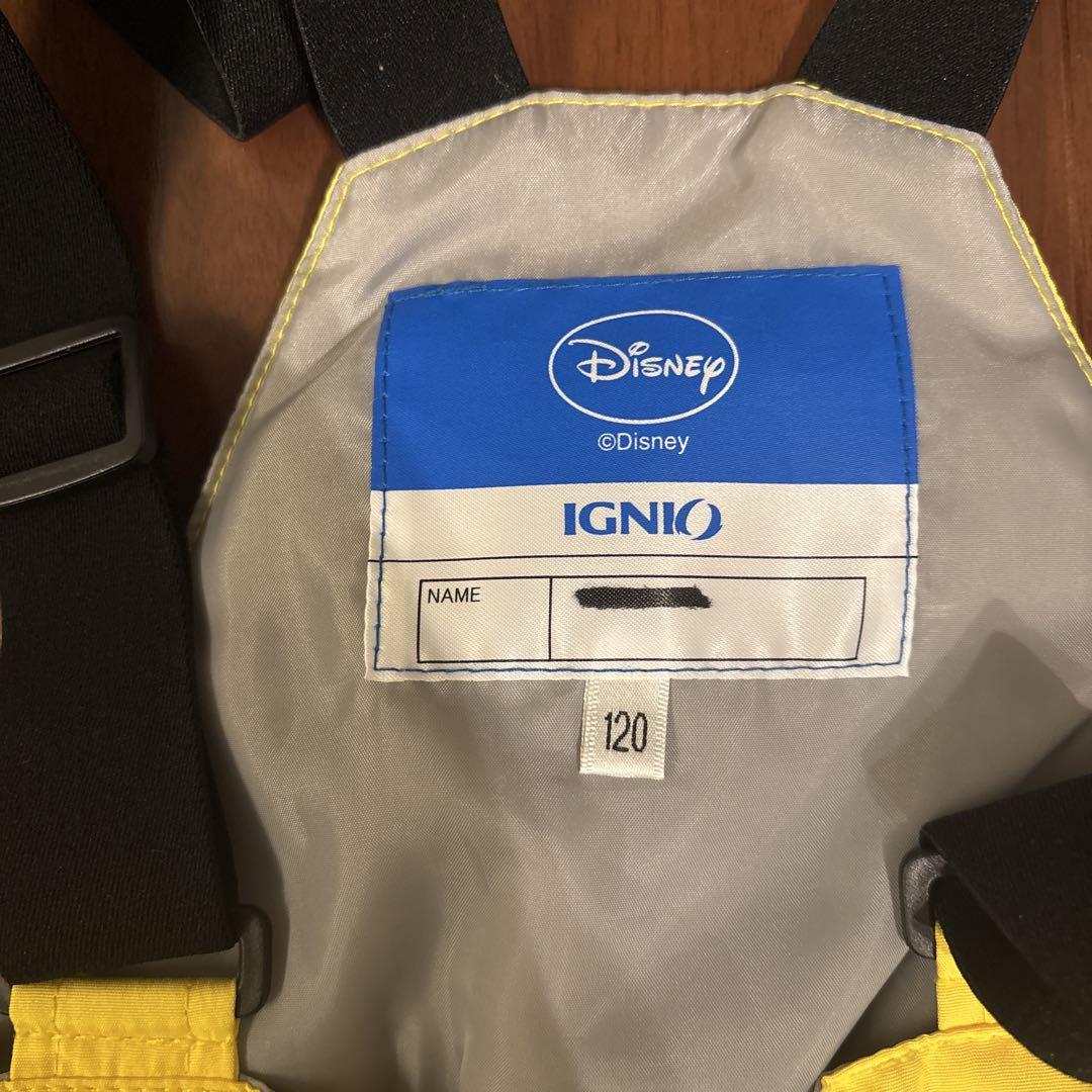【良品】【ディズニー】スキーウェア/ミッキー上下セット/キッズ120