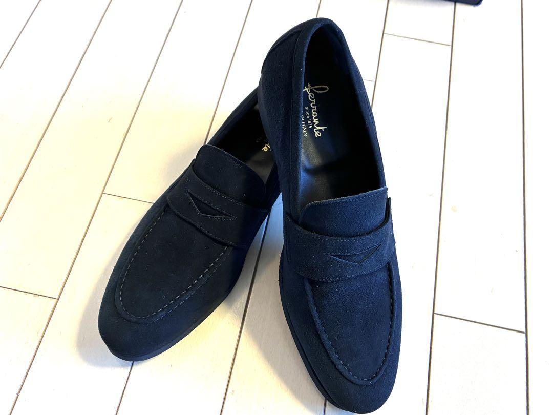 FERRANTE フェランテ ISEO イセオ　スエードローファー　６　［新品］