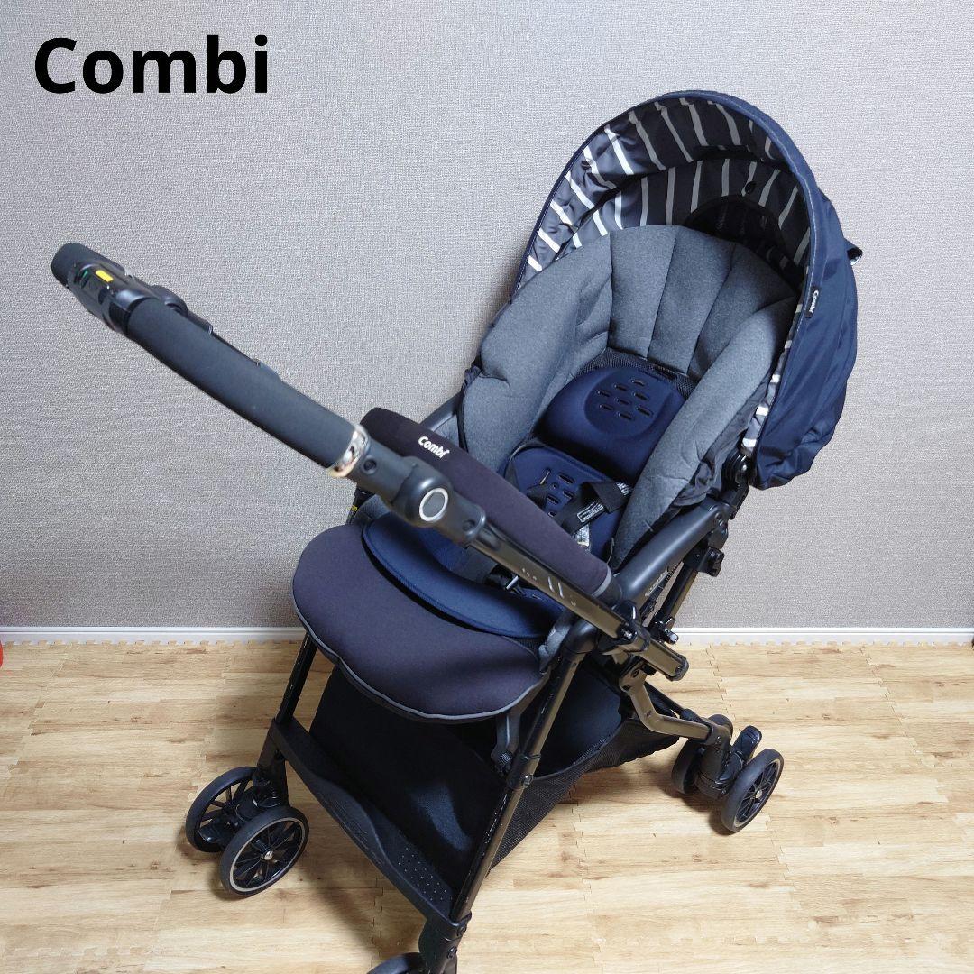 ✩Combi✩ スゴカルα 4キャス compact エッグショック ネイビー