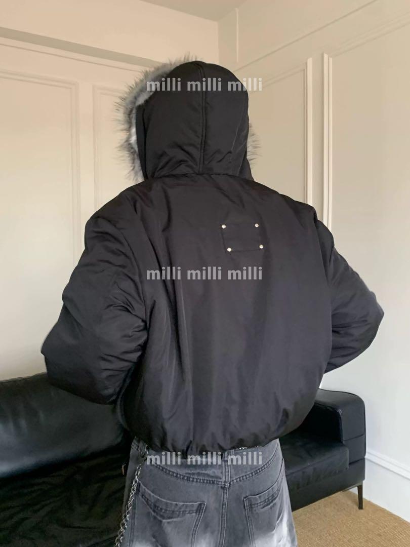 ジャケット・アウター aoc fur bomber ma-1 n2b opium