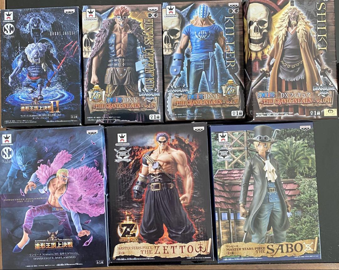ワンピース フィギュアセット 7体