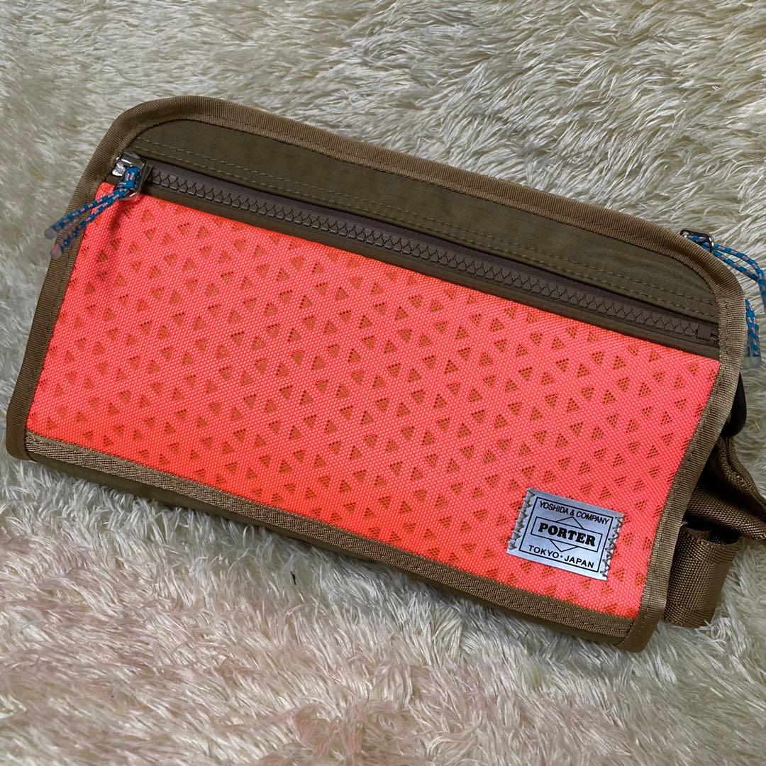 【極美品】ポーター ヘキサリア ショルダーバッグ(M)  フーシャピンク