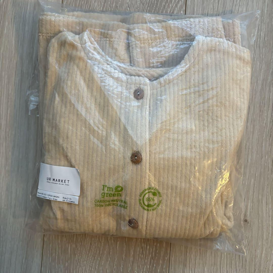 ワンピース ORGANIC ZOO   CINNAMON PICNIC DRESS 2-3Y