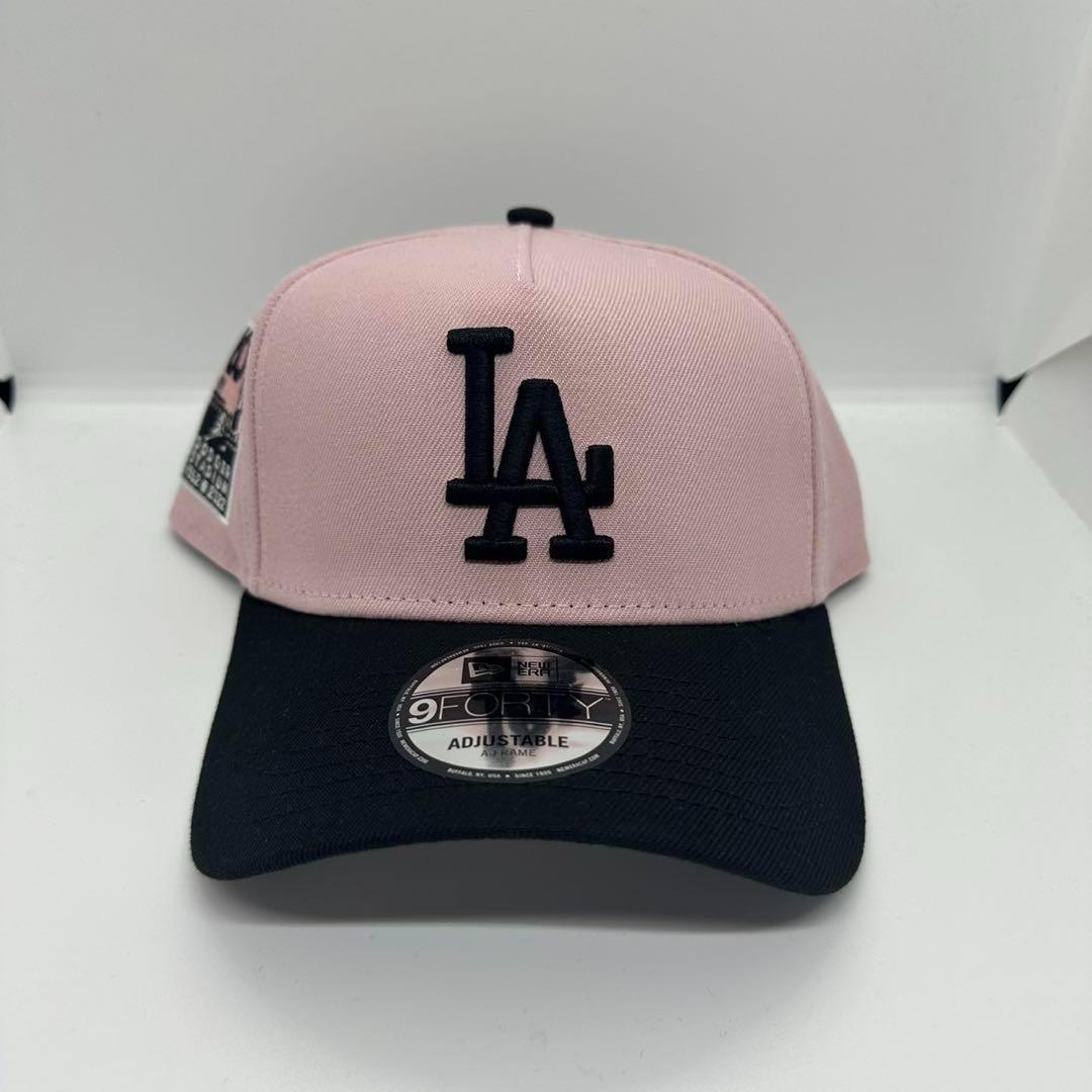 C67 NewEra ニューエラ　ロサンゼルスドジャース　ブラック　ピンク