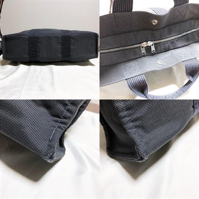 送料無料 エールラインMM ナイロン M006 q0rCW-m10179702599 極美品 エルメス トートバッグ 大特価新作