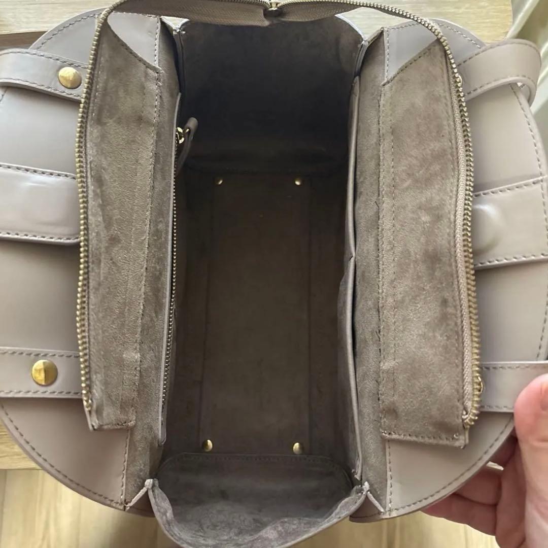 【極美品】ベージュ ハンドバッグ