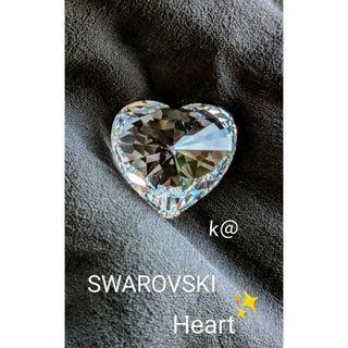 SWAROVSKI ハート型クリスタル - メルカリ
