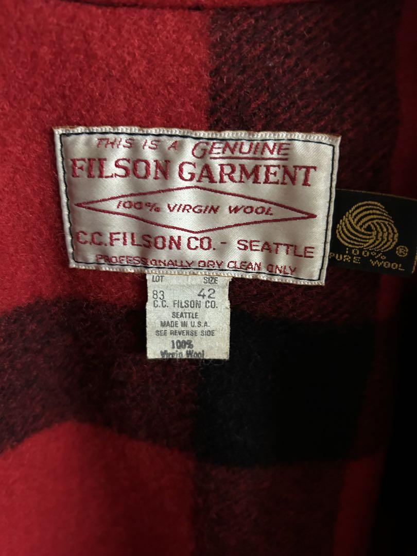 メ*6様 filson ダブルマッキーノ クルーザー 42 フィルソン