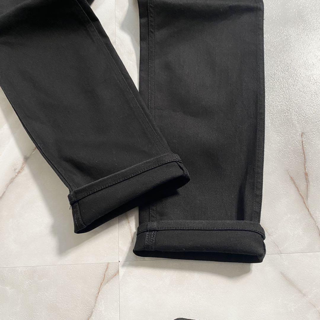 A17136 美品 セリーヌ エディ期 20AW スキニーブラックデニム