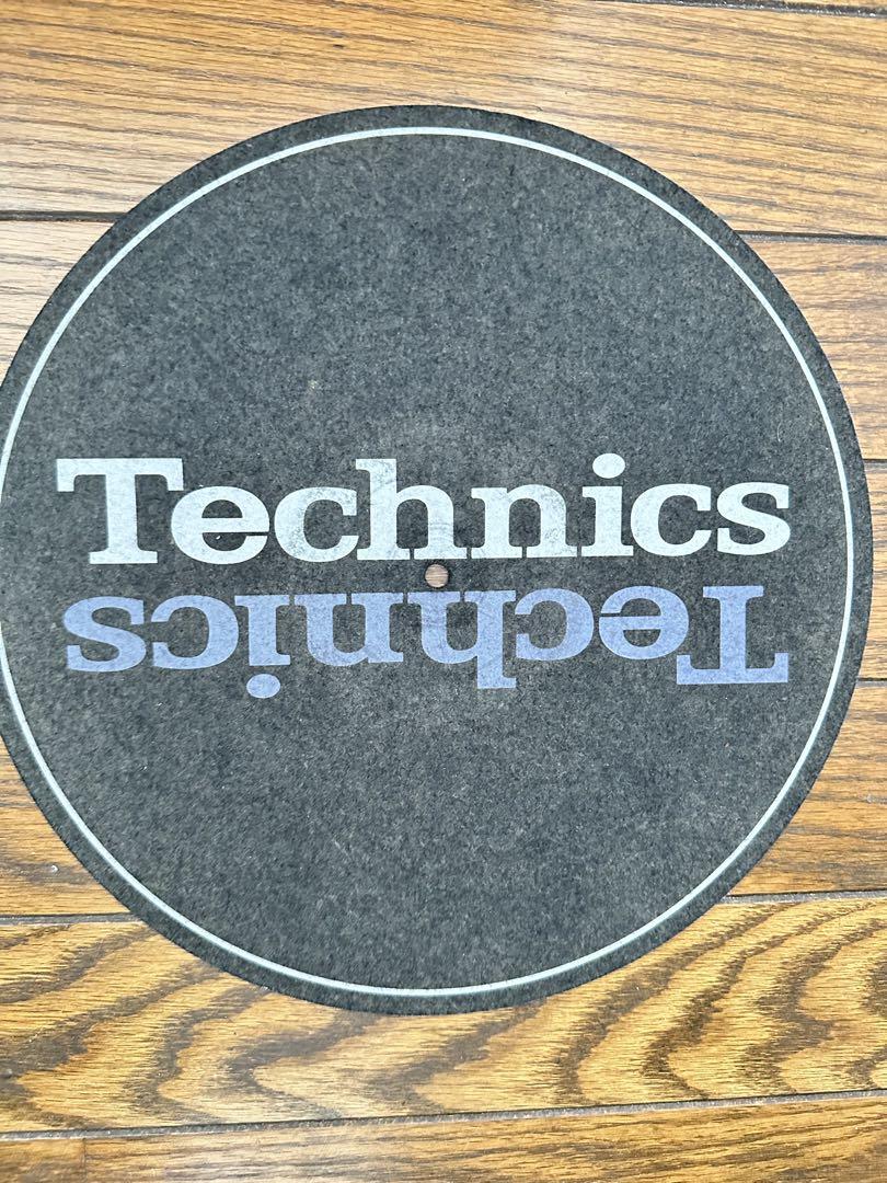 Technics ターンテーブル用スリップマット2枚セット。中古です。