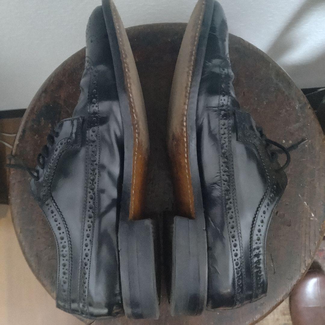 vintage Dack's　ダックス　レザーシューズ　　革靴　ウイングチップ