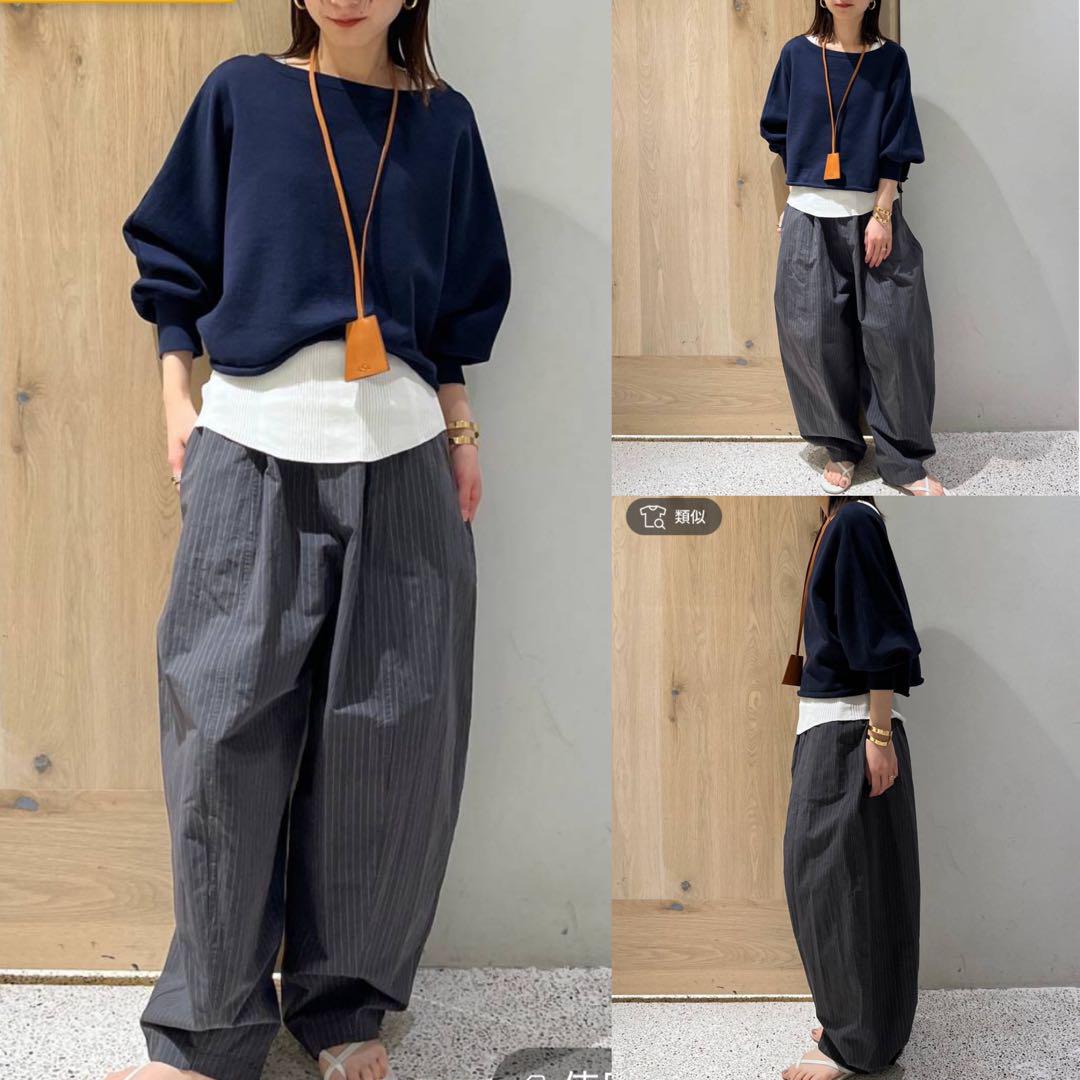 Curensology 25SS 〈&RC〉フレンチテリーショートプルオーバー