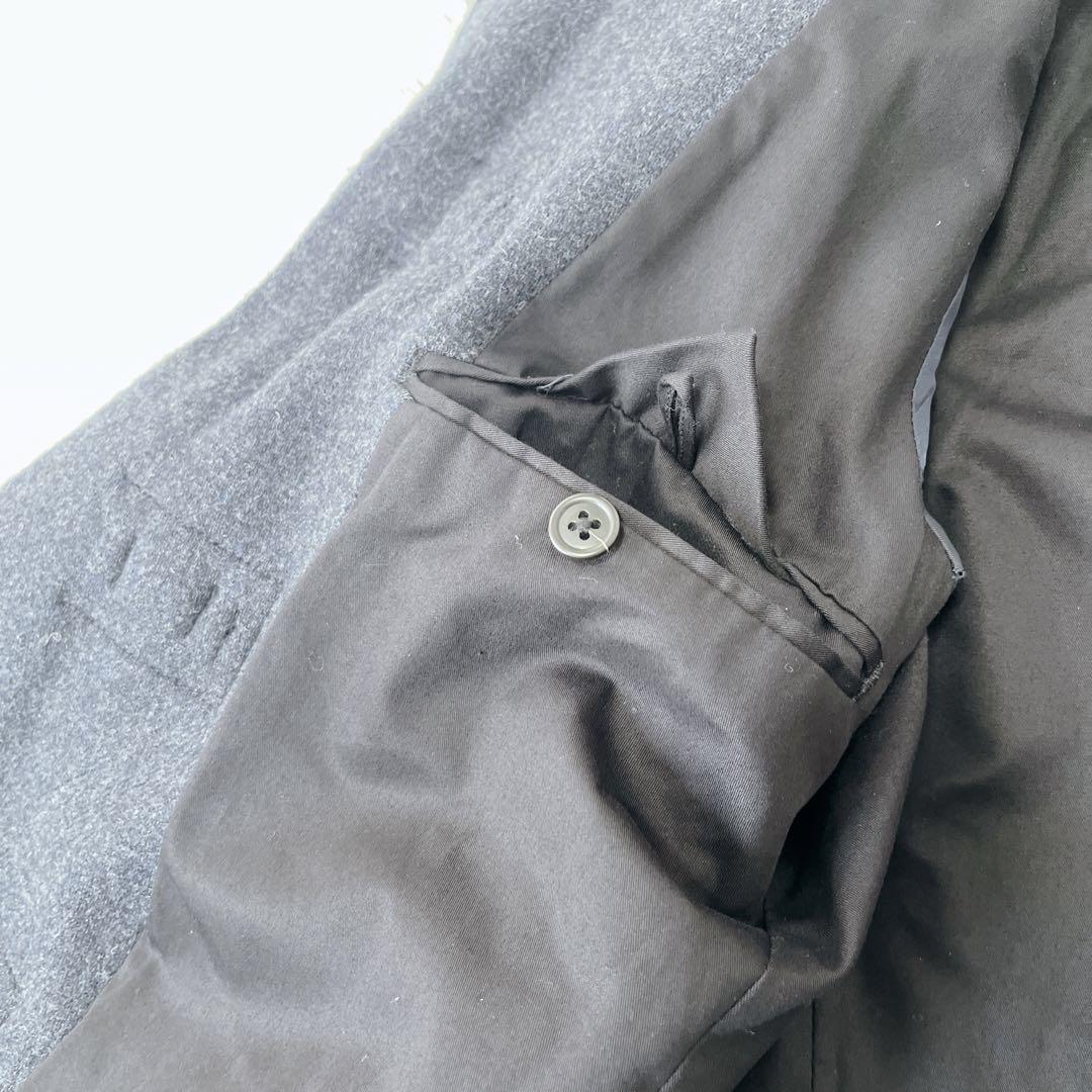 【美品】UNIQLO+J ウールブレンドダッフルコート ネイビー  M