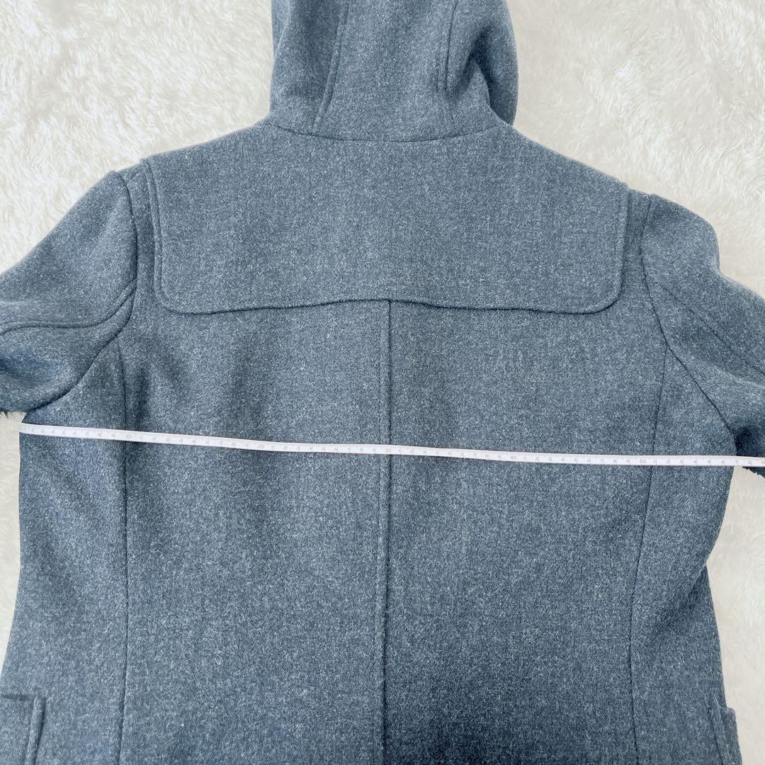 【美品】UNIQLO+J ウールブレンドダッフルコート ネイビー  M