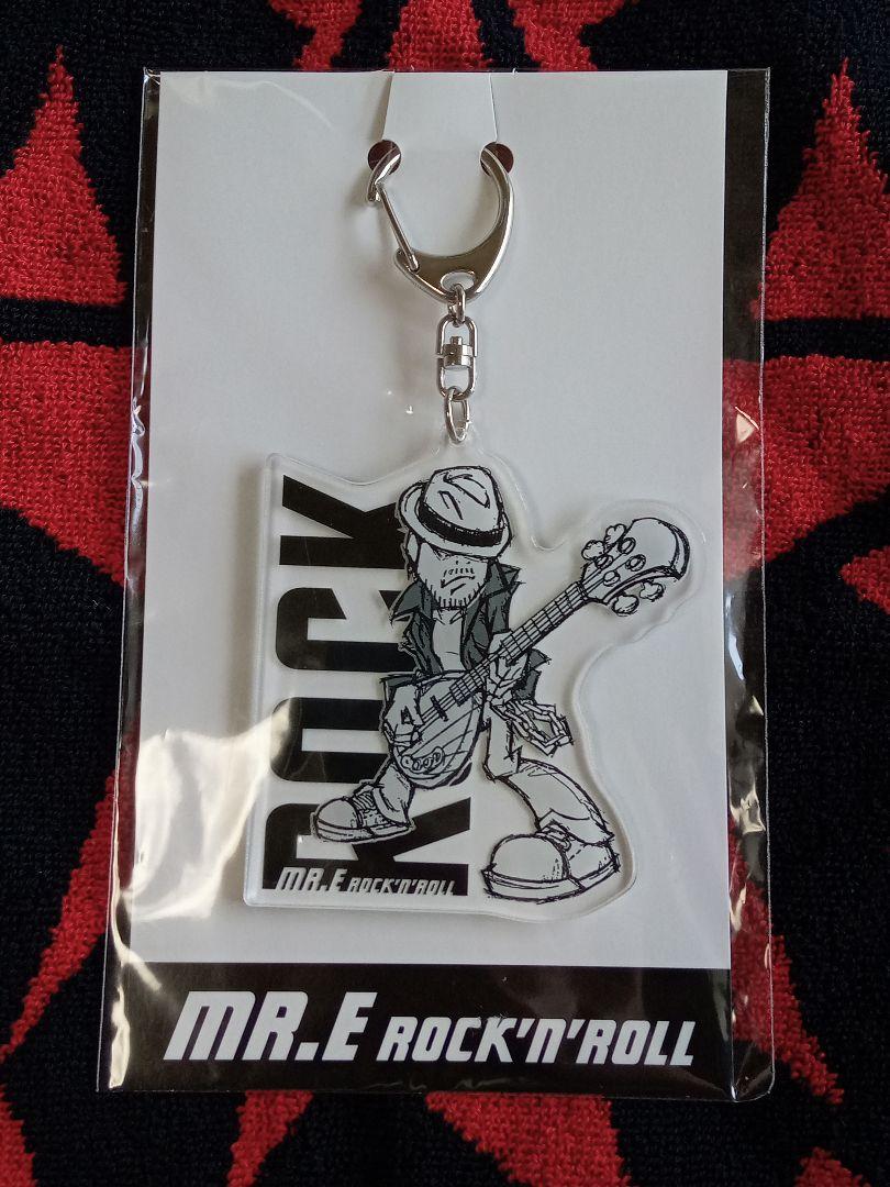送料無料 ギフト 新品・未開封 矢沢永吉 Mr.E ROCK'N'ROLLアクリルキーホルダー ミュージシャン