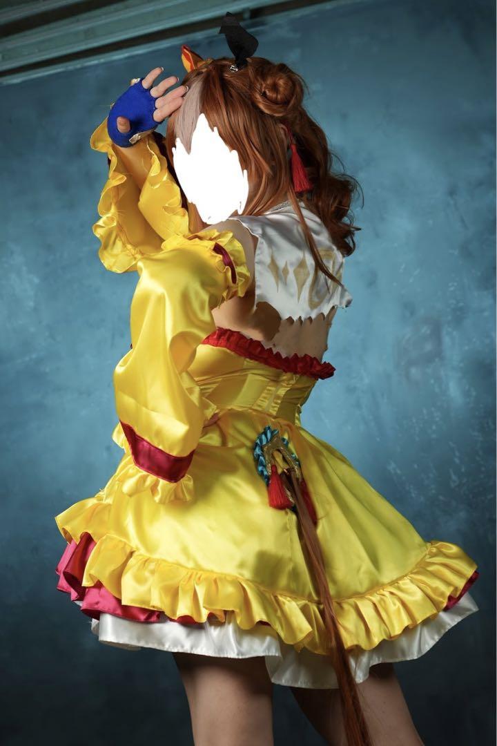 あ*ず様 ウマ娘コパノリッキー コスプレ衣装、ウィッグ、小道具フルセット Amazon.co.jp: フルセット 衣装+靴+ウィッグ(専用ネット付き) +