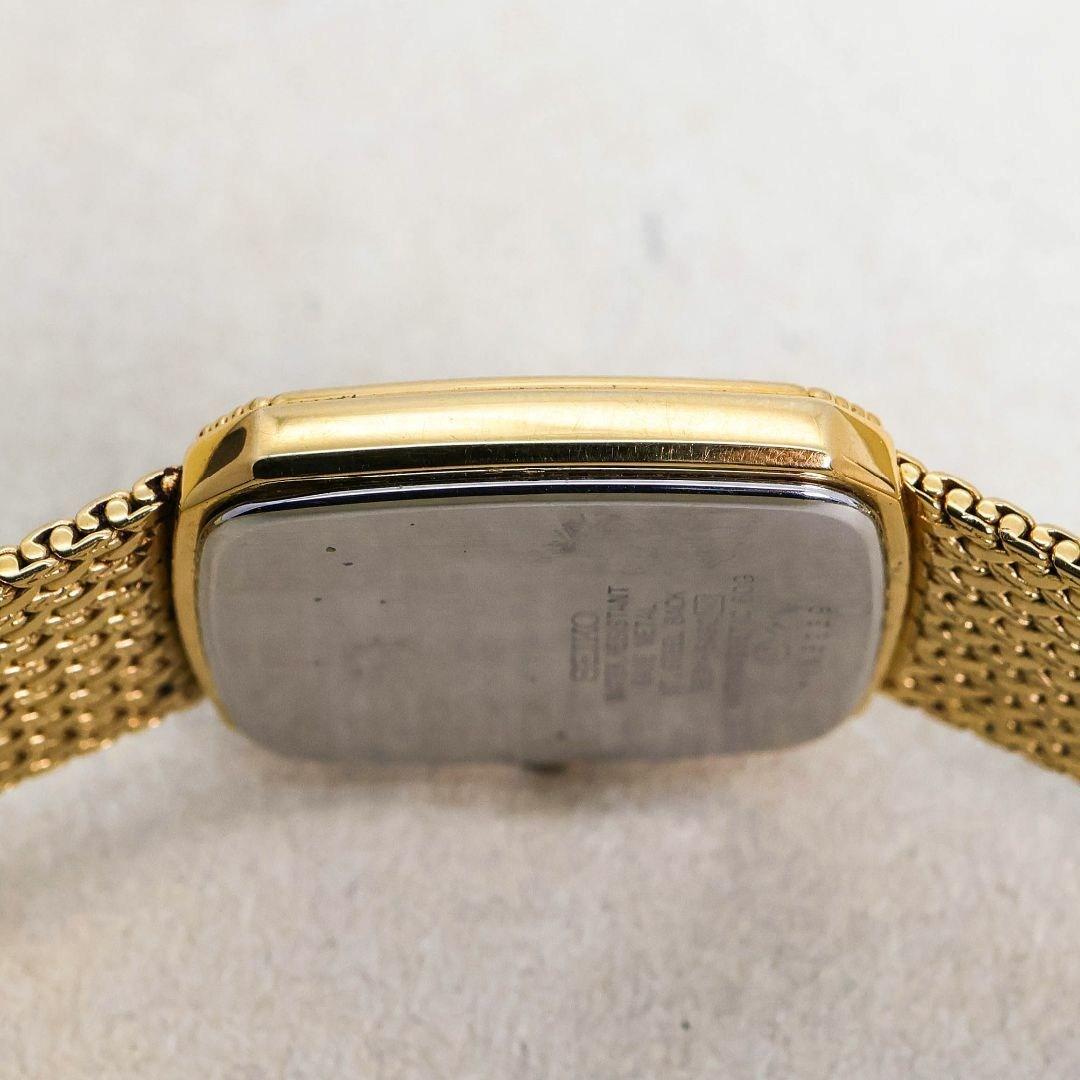 稼働 SEIKO Dolce 腕時計 1Pダイヤ 美品 バングルウォッチ1359