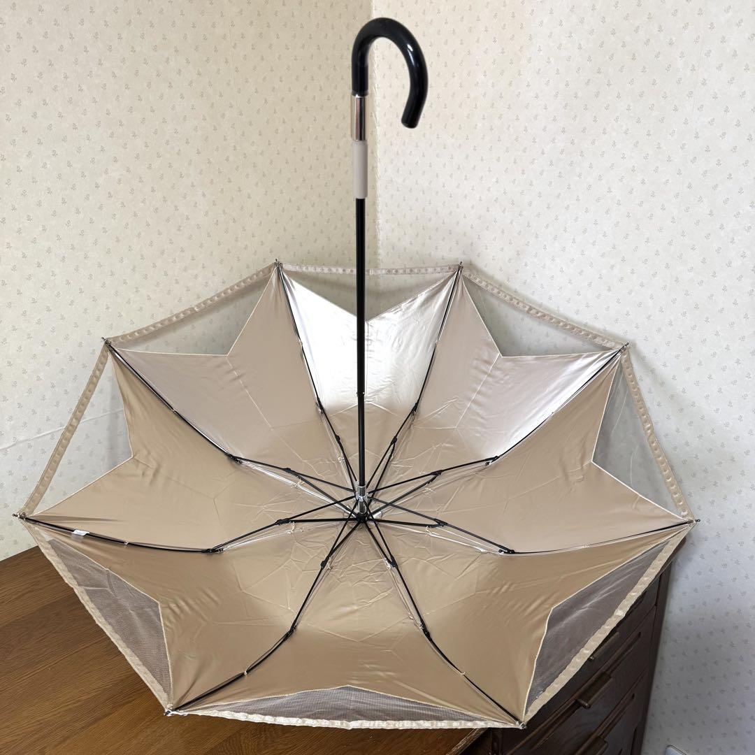 ☆新品☆サンドレス 晴雨兼用 日傘 楽折 1級遮光 クリスタル